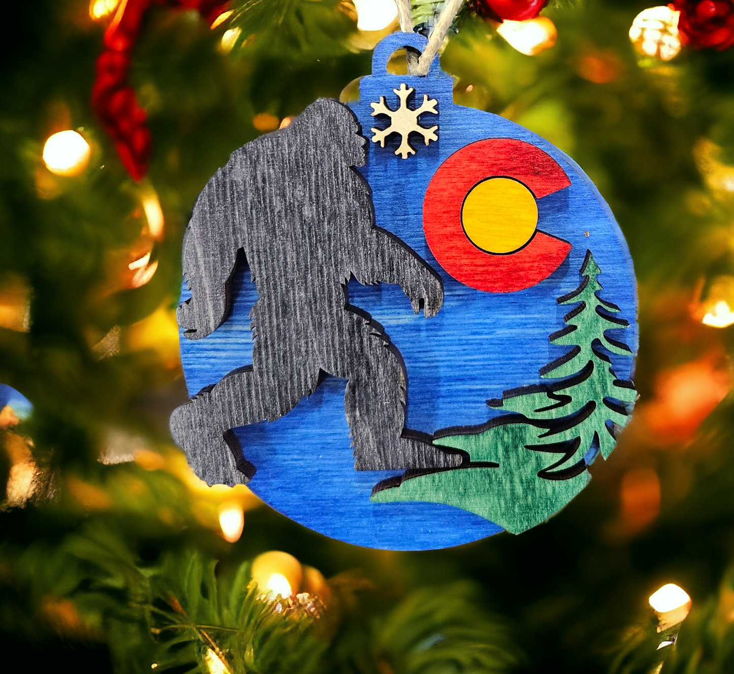 Yeti, Rocky Mountain Ornament 4"