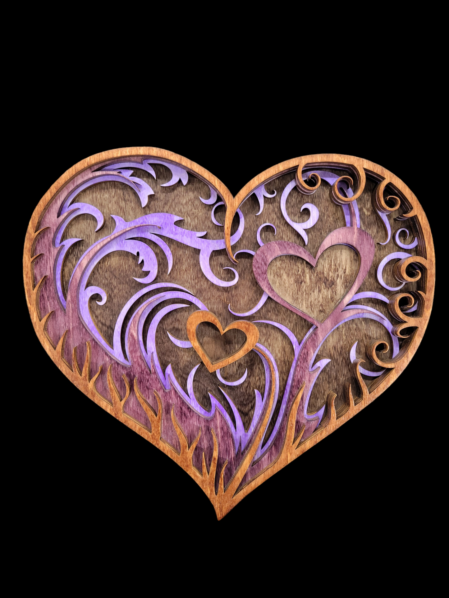 Love of Layers, Heart PHOTO Frame