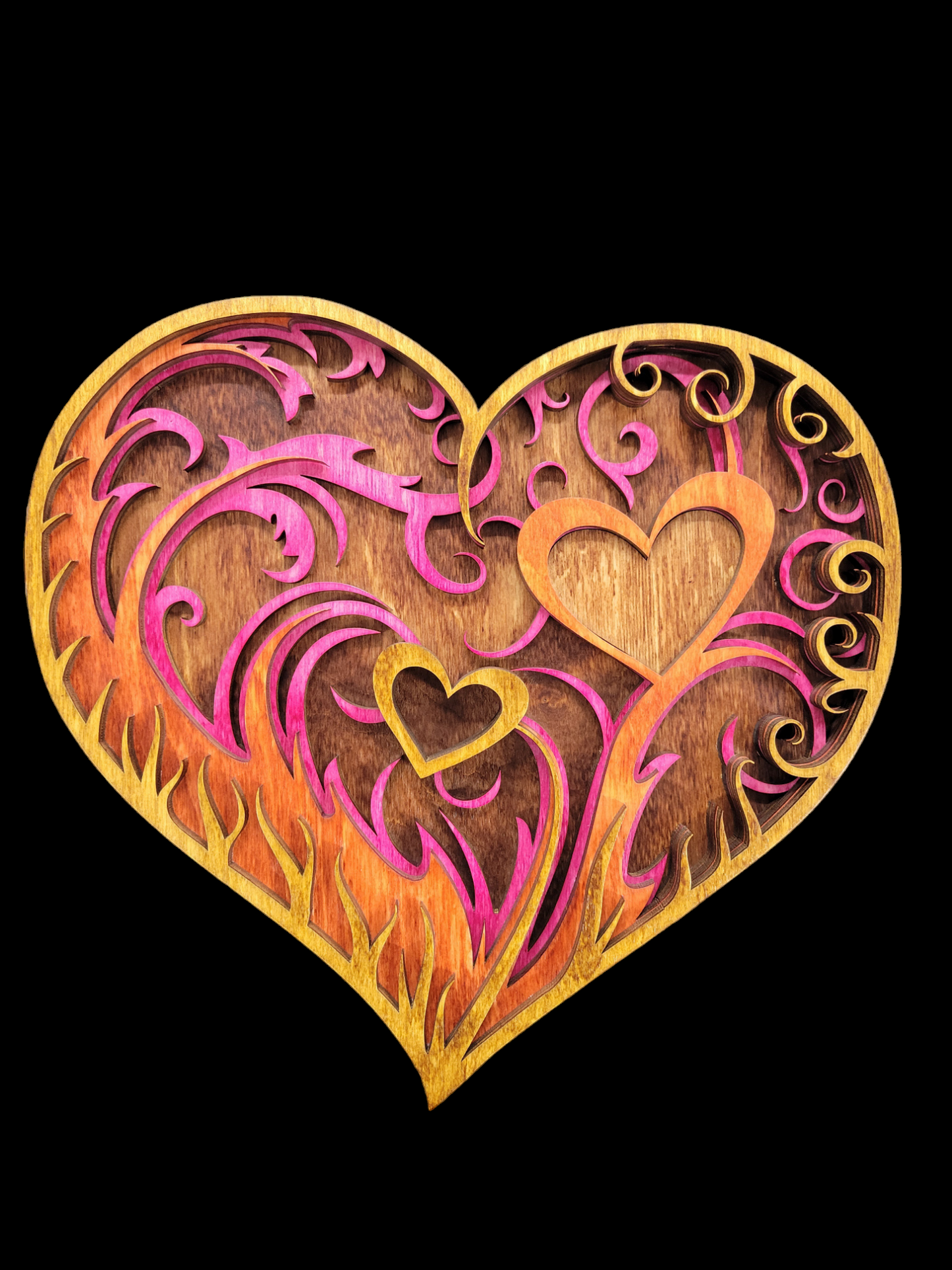 Love of Layers, Heart PHOTO Frame