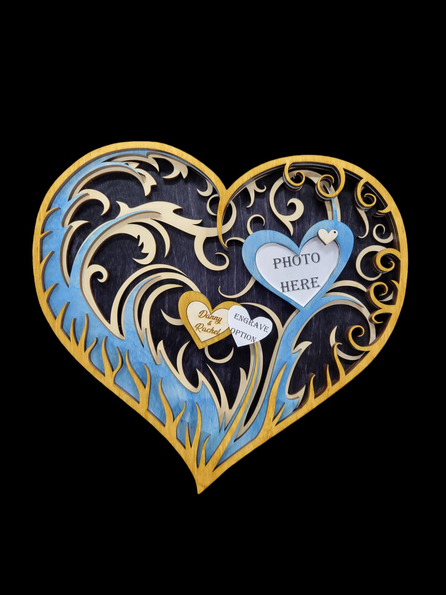 Love of Layers, Heart PHOTO Frame