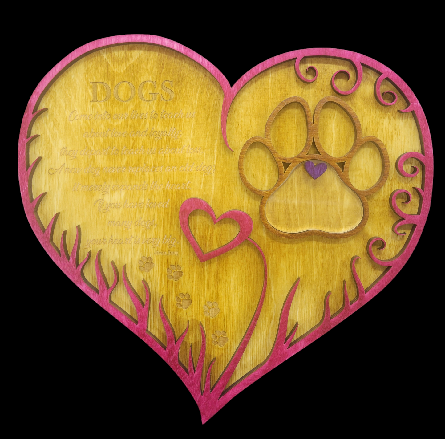 Love of Layers, Dog PHOTO Frame