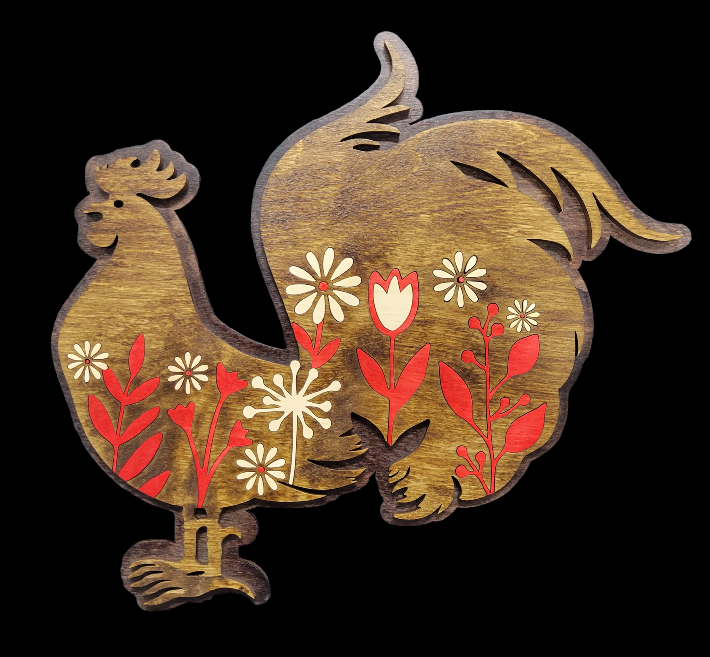 Chickens, Ravishing Roo with Inlays