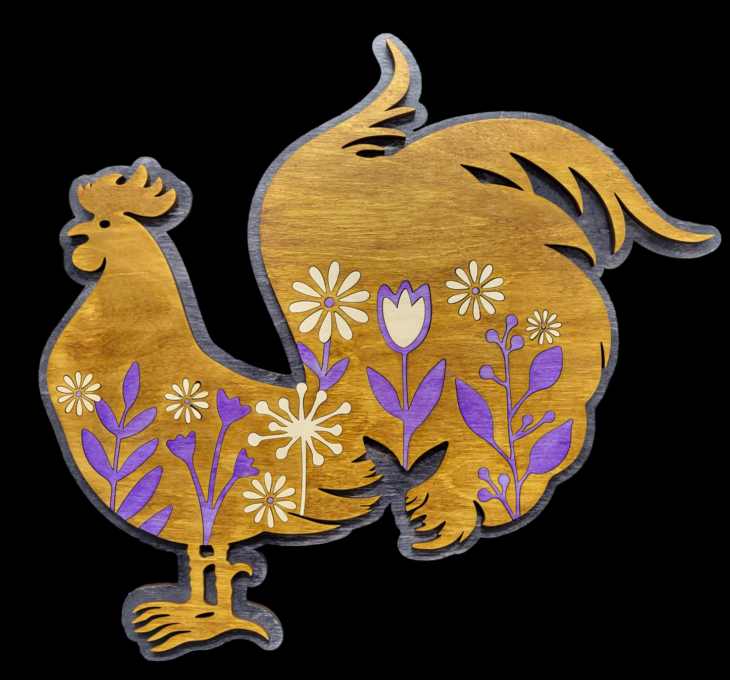 Chickens, Ravishing Roo with Inlays