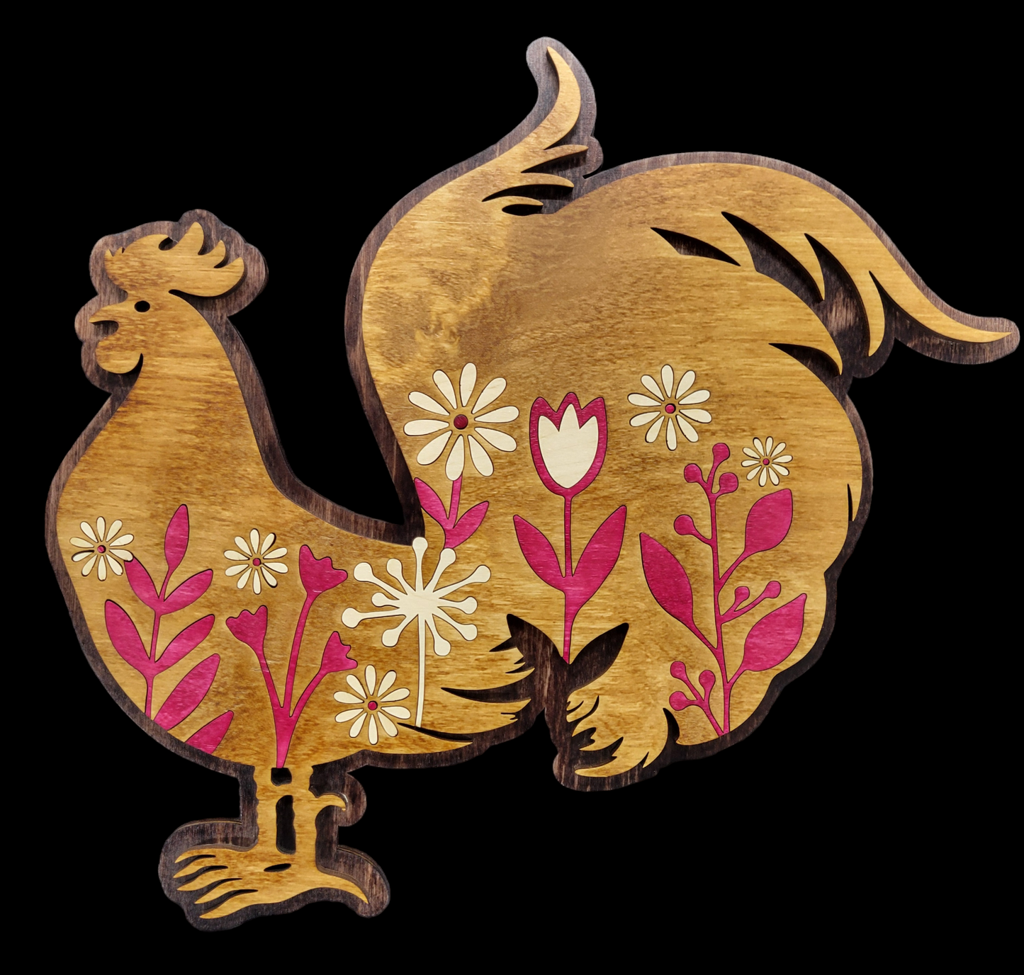 Chickens, Ravishing Roo with Inlays