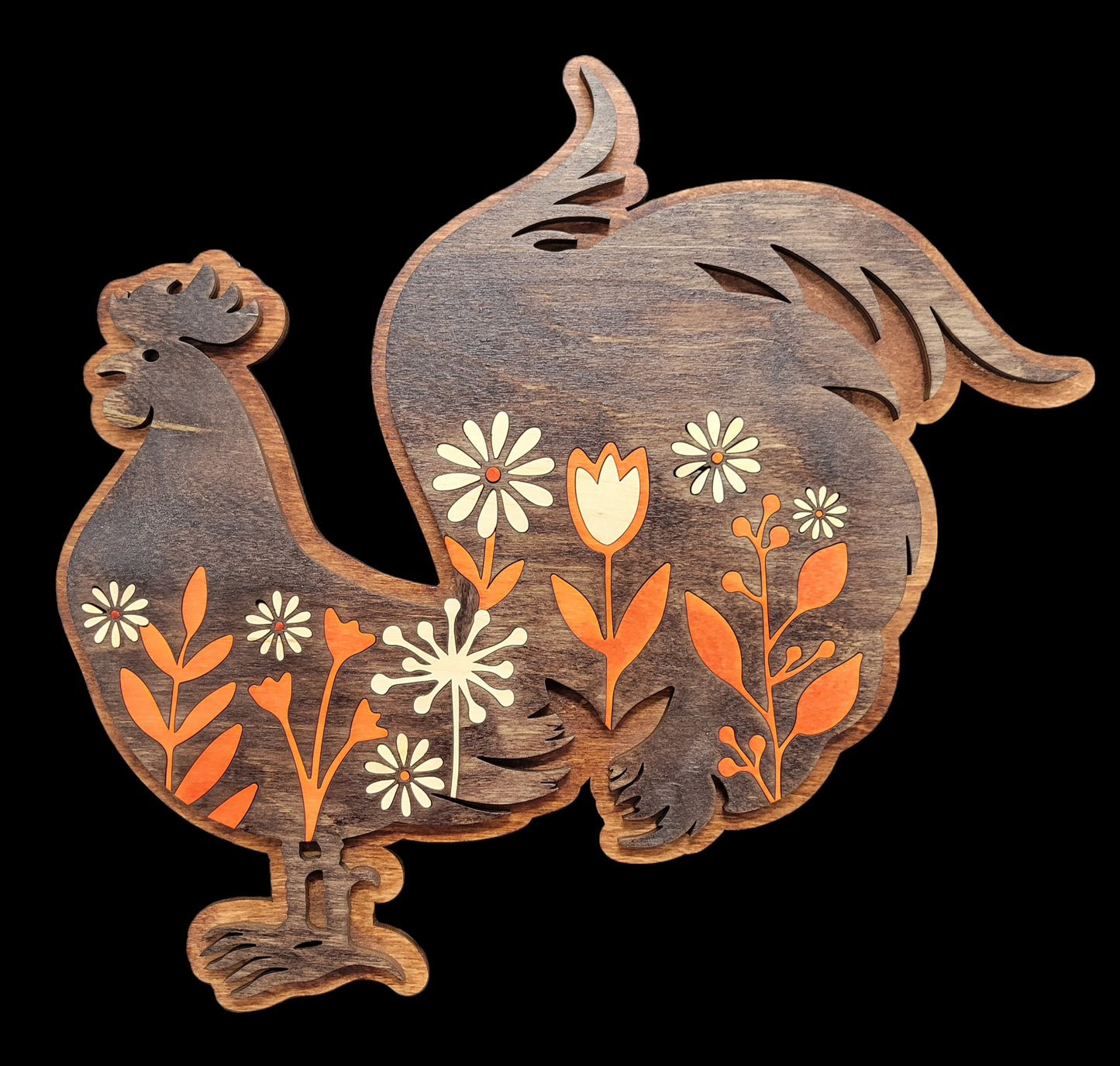 Chickens, Ravishing Roo with Inlays