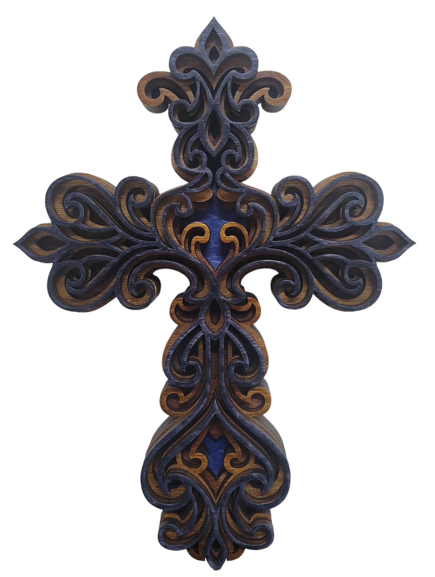 Christian, Layered Cross Design 1