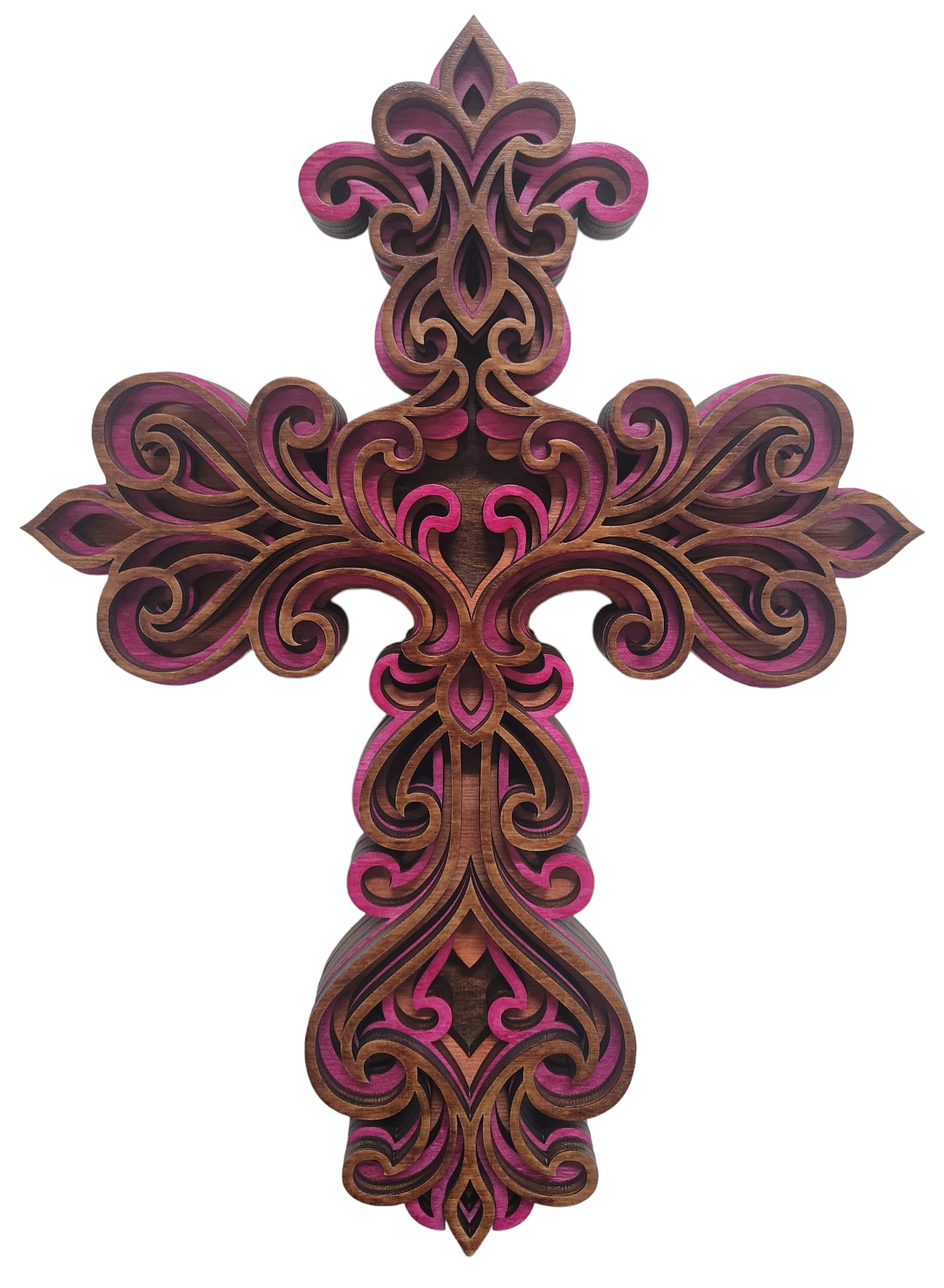 Christian, Layered Cross Design 1