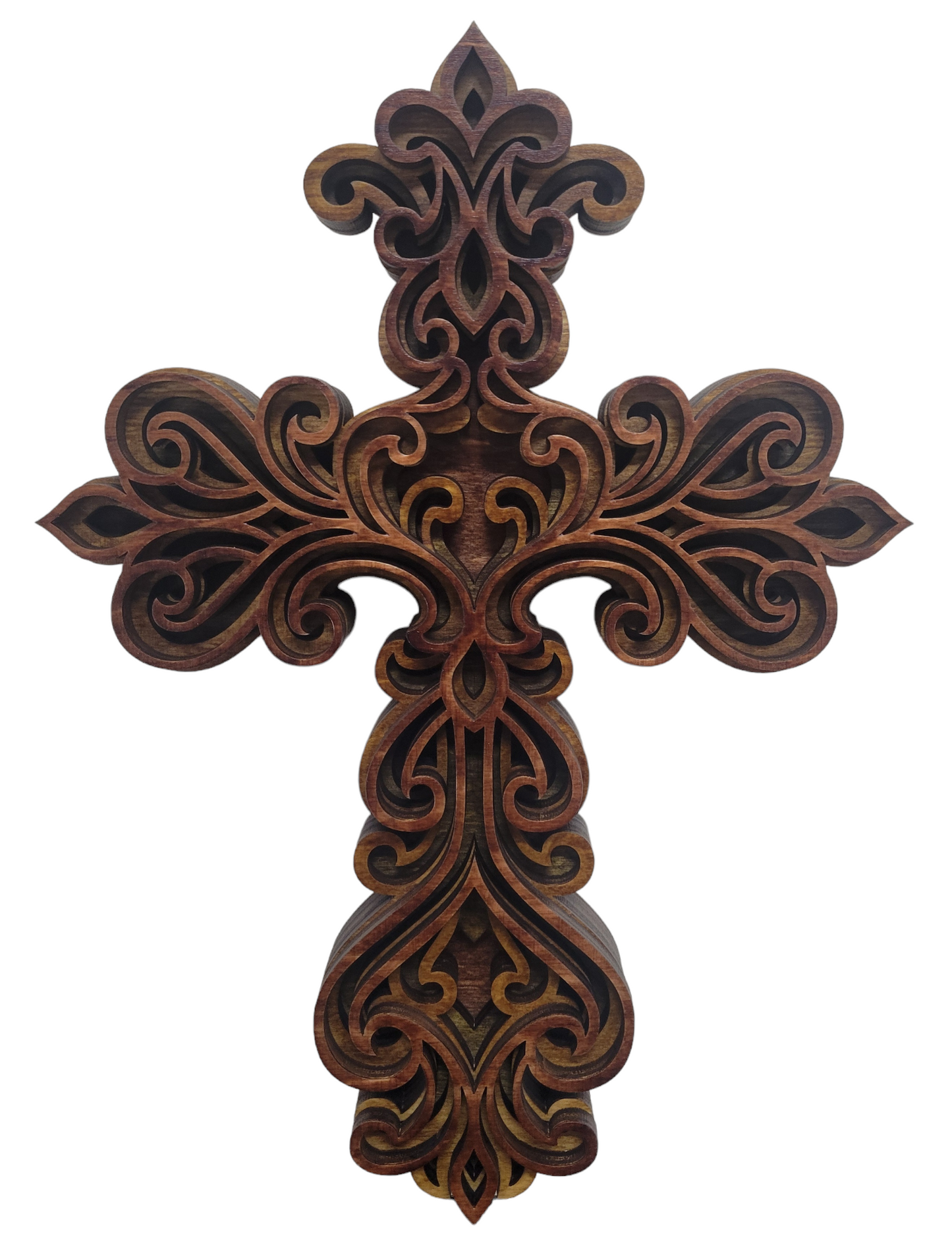 Christian, Layered Cross Design 1