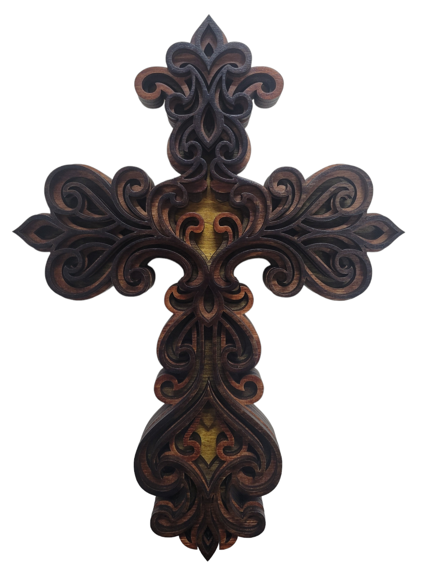 Christian, Layered Cross Design 1