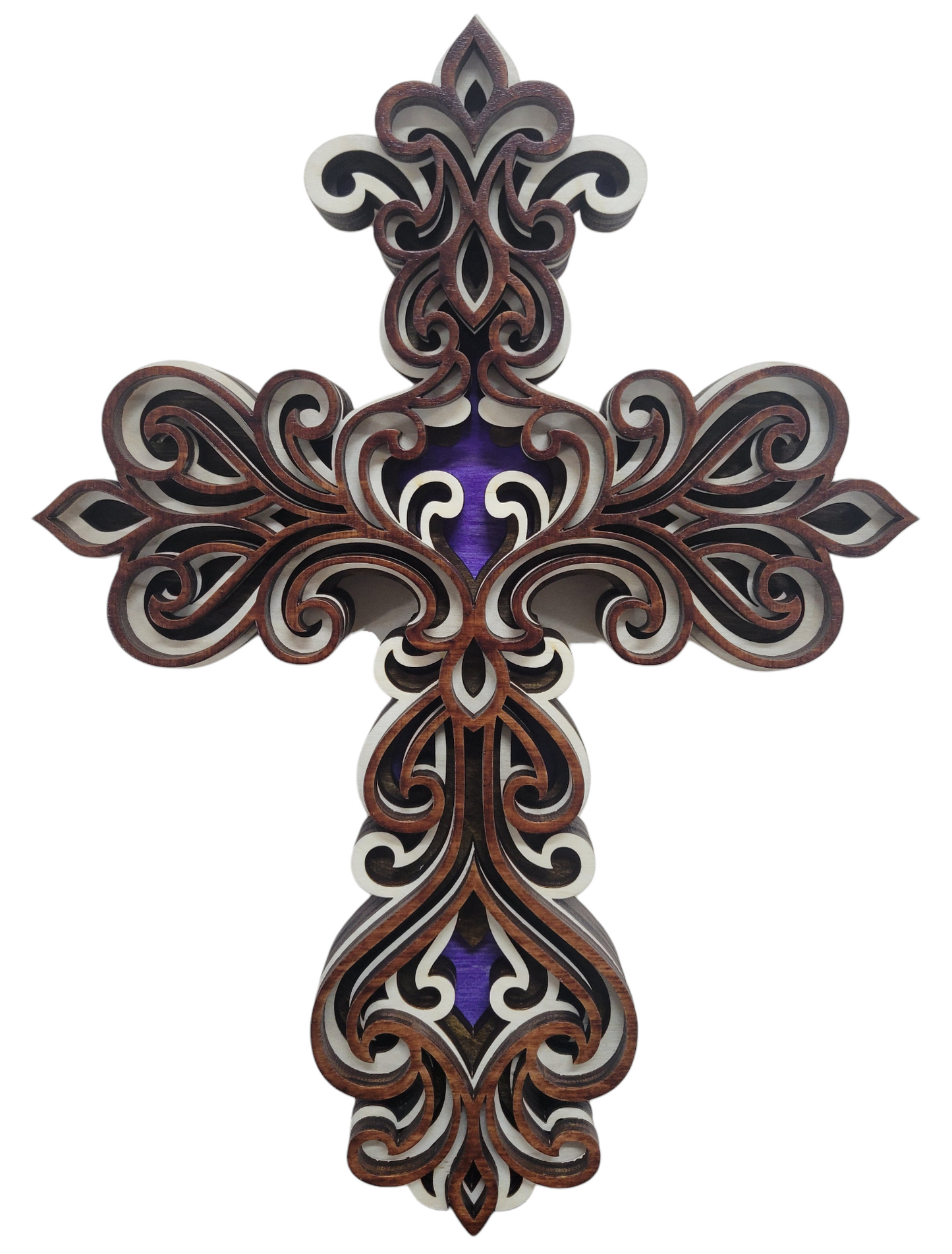 Christian, Layered Cross Design 1